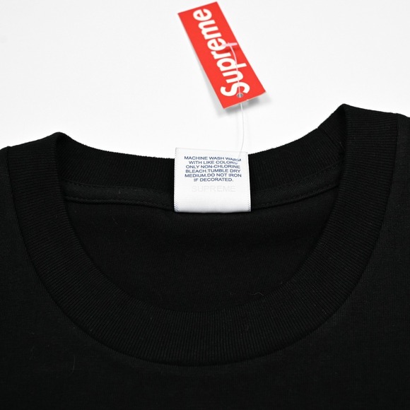 Supreme Elephant Tee T-shirt Black SS17 Medium Limited Rare Streetwear Deadstock - Picture 8 of 9